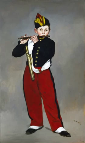 The Young Flautist, 1866 by Edouard Manet