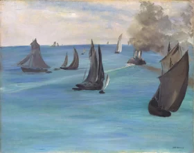 Sea View, Calm Weather 1864 by Edouard Manet