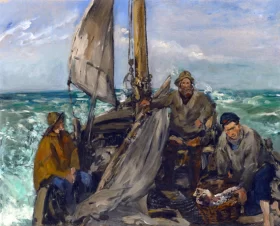 The Toilers of the Sea 1873 by Edouard Manet