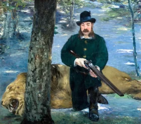 Mr. Eugène Petuiset, the Lion Hunter 1881 by Edouard Manet