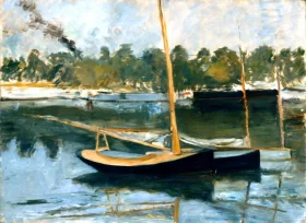 Argenteuil, Boat (study) by Edouard Manet