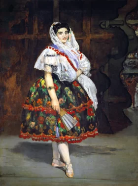 Lola of Valence, 1862 by Edouard Manet