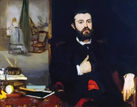 Portrait of the Poet Zacharie Astruc 1866 by Edouard Manet