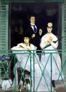 The Balcony by Edouard Manet