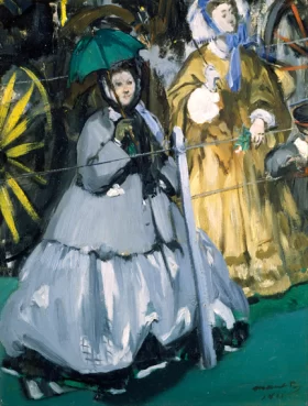 Women at the Races 1866 by Edouard Manet