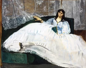 Woman with a Fan 1862 by Edouard Manet