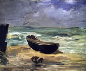 Rising tide 1873 by Edouard Manet