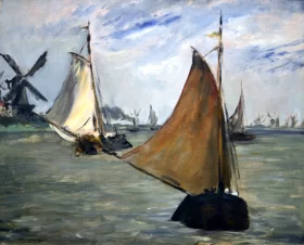 Marine in Holland 1872 by Edouard Manet