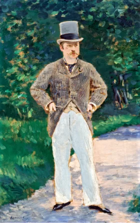 Portrait De Monsieur Brun 1880 by Edouard Manet