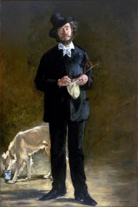 The Artist - Portrait of Marcellin Desboutin 1875 by Edouard Manet