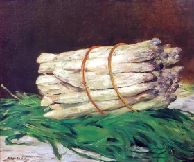 Bunch of Asparagus 1880 by Edouard Manet