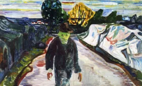 The Murderer by Edvard Munch