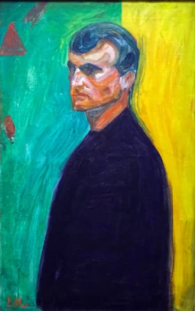 Self Portrait by Edvard Munch