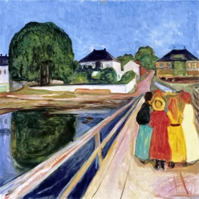 Girls On The Bridge by Edvard Munch