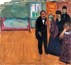 The Smell Of Death by Edvard Munch