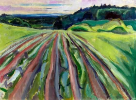 Ploughed Field by Edvard Munch