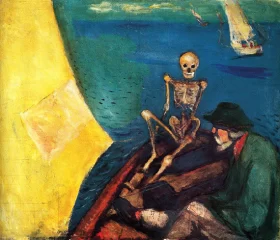 Death At The Helm by Edvard Munch