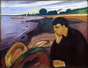 Melancholy by Edvard Munch