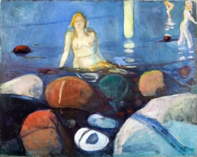 Summer Night, Mermaid by Edvard Munch