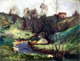 Stream In Spring by Edvard Munch