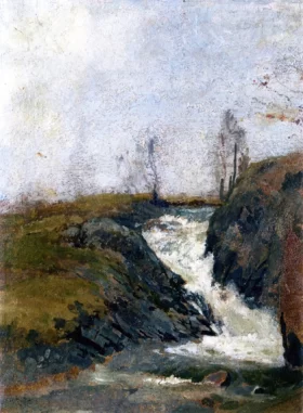 Small Waterfall by Edvard Munch