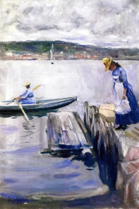 Summer Day On The Pier by Edvard Munch