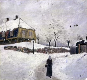 Ovre Foss In Winter by Edvard Munch