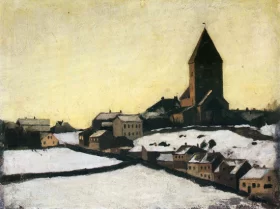 Old Aker Church by Edvard Munch