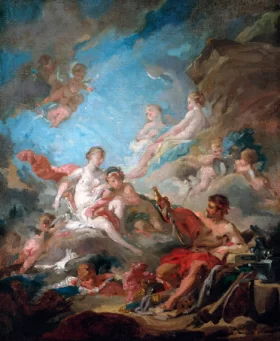 Venus in the Workshop of Vulcan 1757 by Francois Boucher