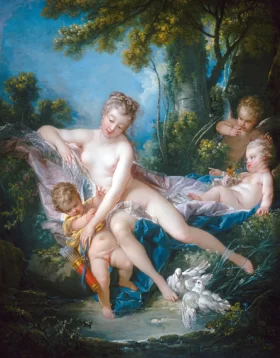Venus Consoling Love 1751 by Francois Boucher