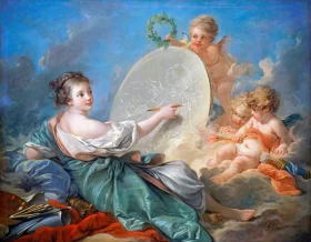 Allegory of Painting 1765 by Francois Boucher