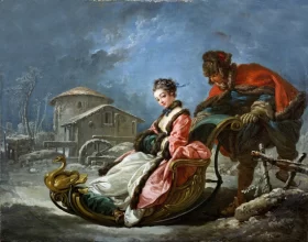 The Four Seasons- Winter 1755 by Francois Boucher