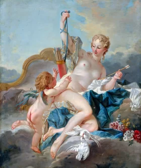 Venus disarming Cupid by Francois Boucher