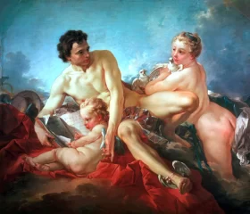 The Education of Cupid 1742 by Francois Boucher