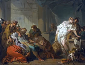Death of Meleager 1727 by Francois Boucher