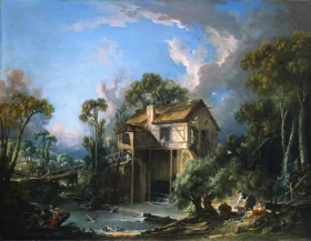 The Mill at Charenton 1758 by Francois Boucher
