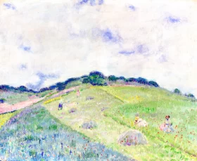 Hill At Giverny by Frederick Carl Frieseke