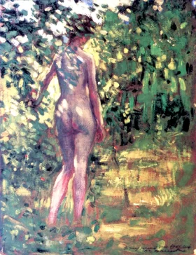 Nude In A Glade by Frederick Carl Frieseke