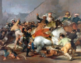 The Second of May 1808 or The Charge of the Mamelukes 1814 by Francisco Goya