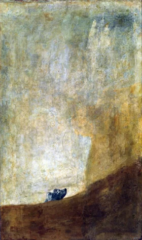 Sunken dog by Francisco Goya