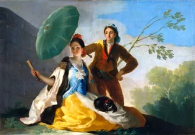 The Parasol 1777 by Francisco Goya