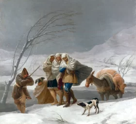 Winter 1786 by Francisco Goya