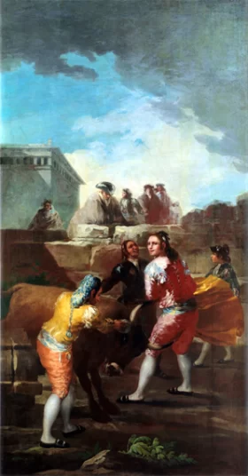 Amateur Bullfight 1780 by Francisco Goya