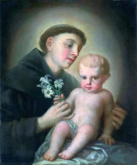Saint Anthony of Padua and the Christ Child by Francisco Goya