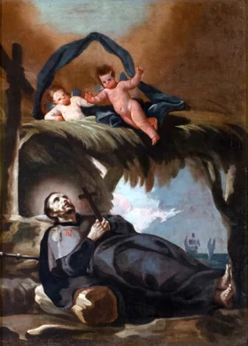 The Death of Saint Francis Xavier by Francisco Goya