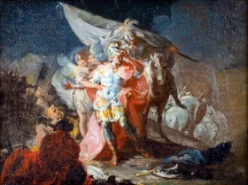 Hannibal Crossing the Alps 1771 by Francisco Goya