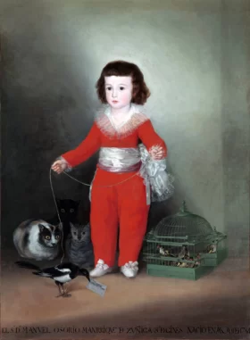 Manuel Osorio Manrique de Zuñiga by Francisco Goya
