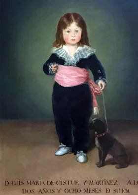 Portrait of Luis María de Cistué Martínez 1791 by Francisco Goya