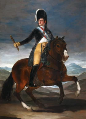 Retrato ecuestre de Fernando VII 1808 by Francisco Goya