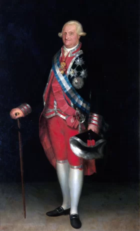 Charles IV in the Uniform of a Colonel of the Royal Guard by Francisco Goya
